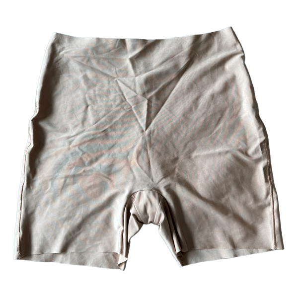 New beige seamless shapewear shorts