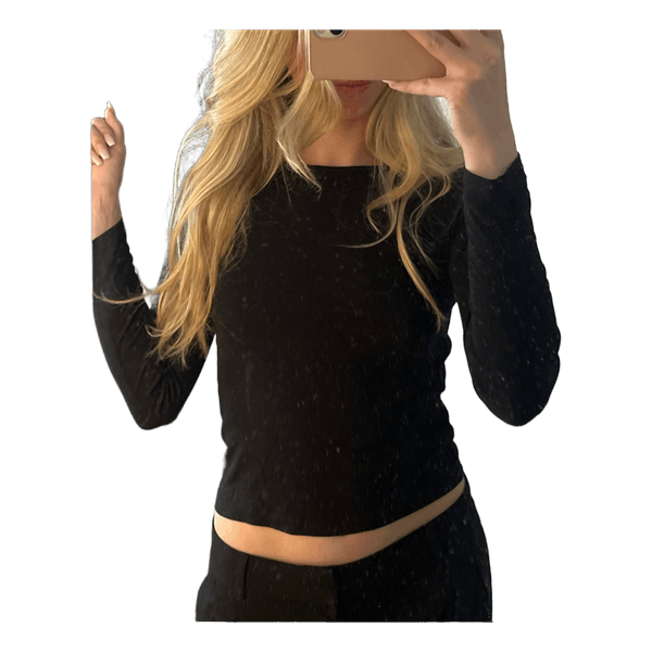 Sort langærmet H&M top