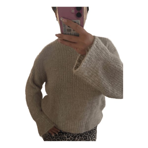 Beige neulepaita