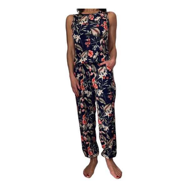 Floral print jumpsuit