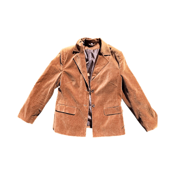 Ruskea samettiblazer
