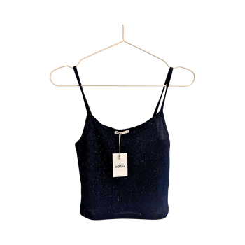 Mustapohjainen toppi