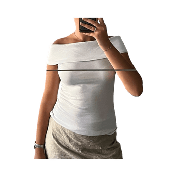 Off-shoulder toppi