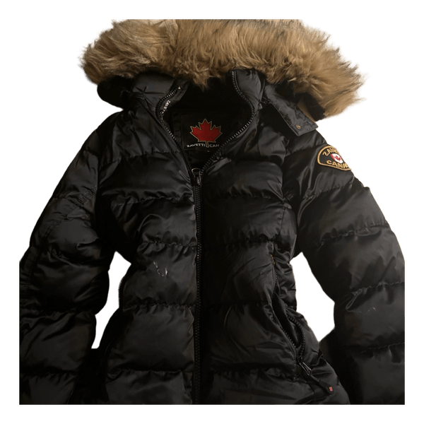 Black puffer jacket zavetti s