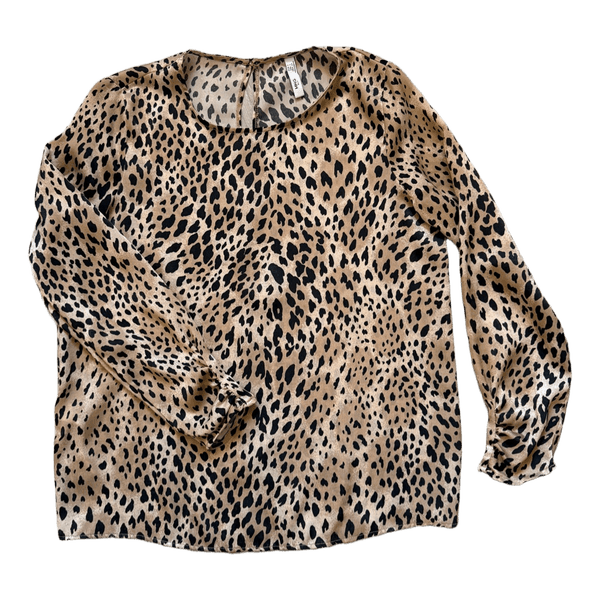 Leopard print blouse