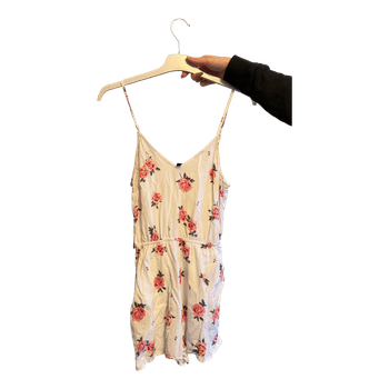 Floral print romper