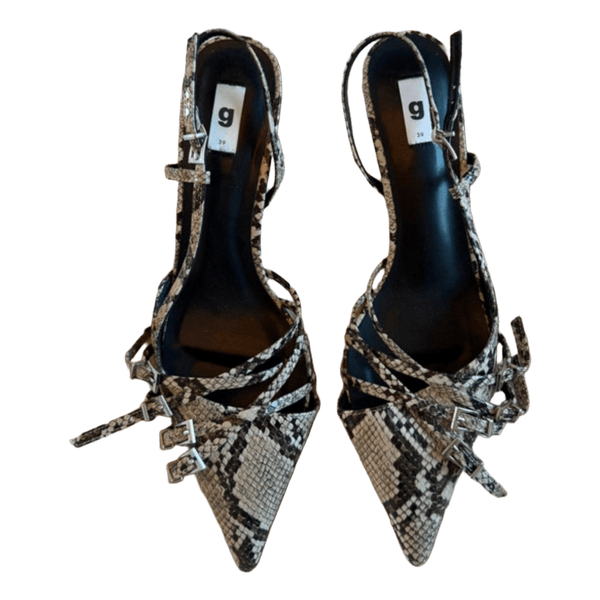 Gina Tricot slingback hæle