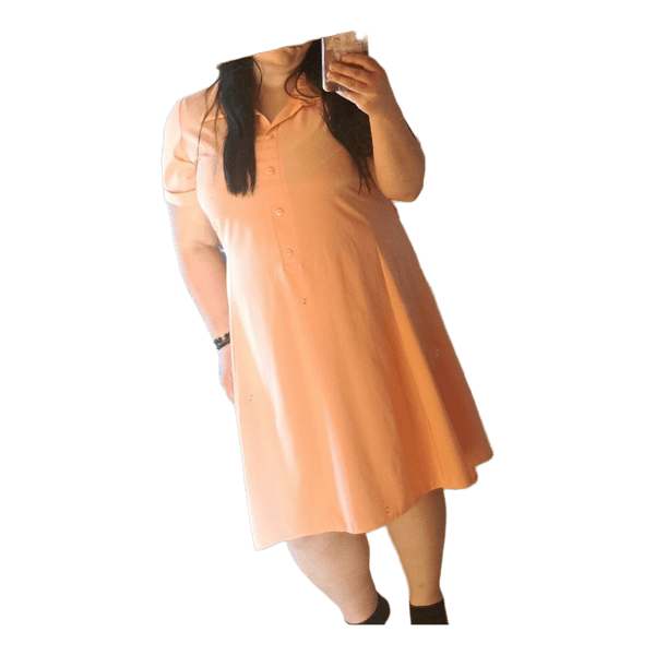 Apricot midi dress