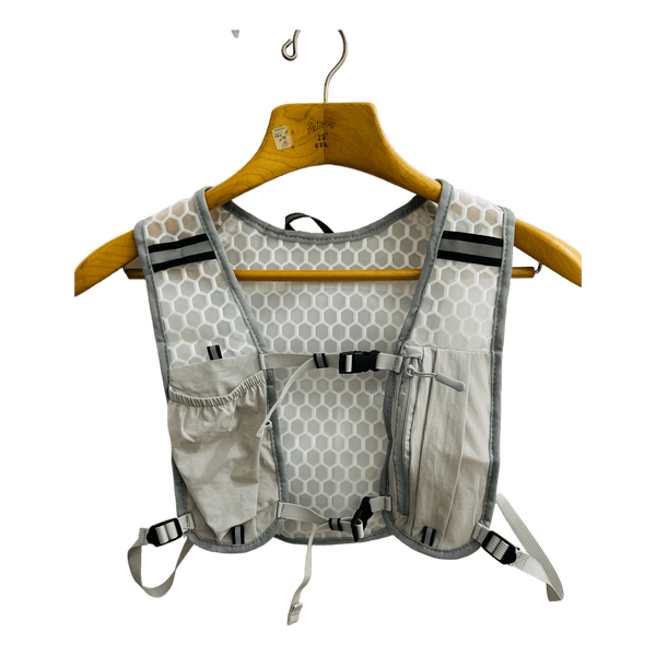 Grey running hydration vest