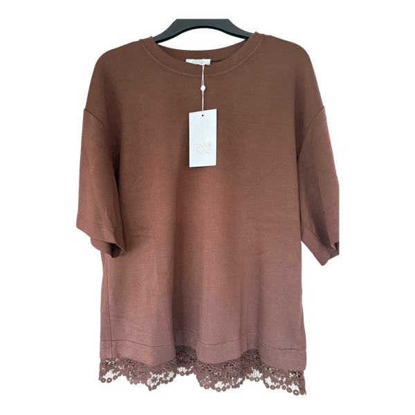 Love & Divine brun t-shirt