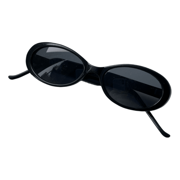 Black oval sunglasses