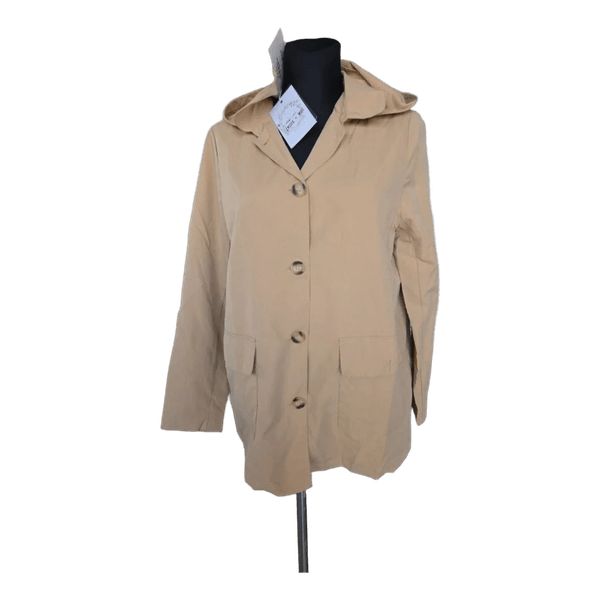 Beige hooded jacket