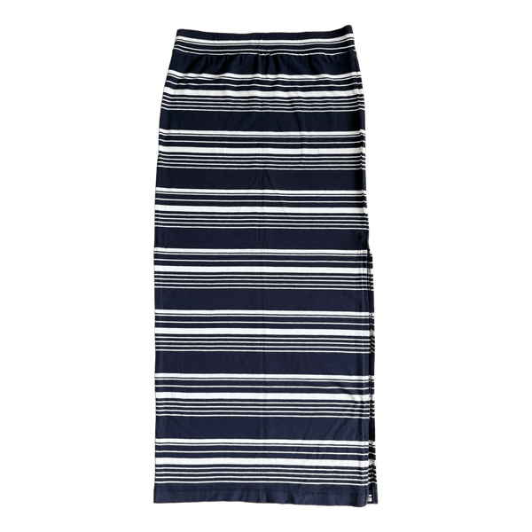 Pieces Striped Midi Skirt - Size XS