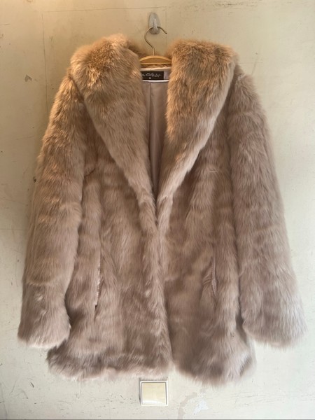 Miss Selfridge faux fur coat