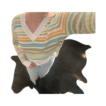 Värikäs vintage neule 