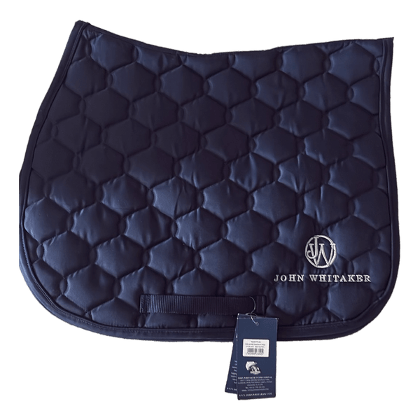 Navy quilted saddle pad