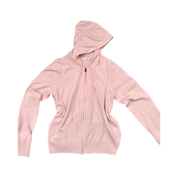 Vaaleanpunainen huppari