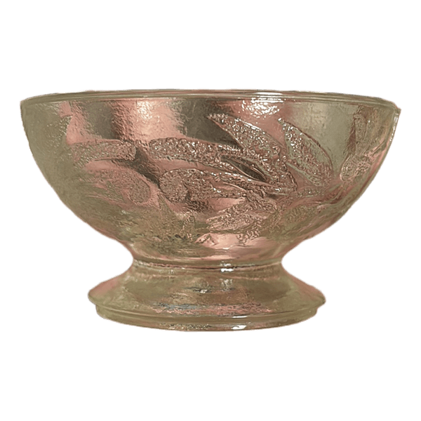 Glass dessert bowl