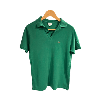 Green polo shirt