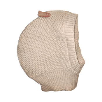 Beige balaclava huppu