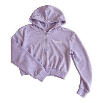 Light blue zip hoodie
