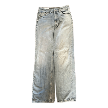 Zara blue straight jeans