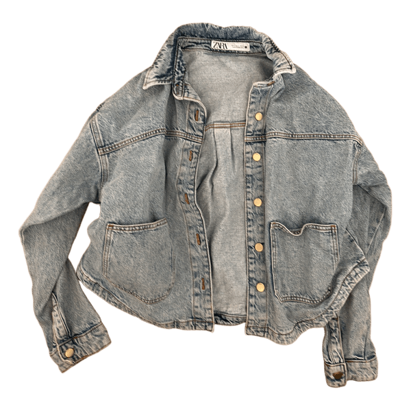 Lyseblå denimjakke