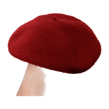 Red beret headwear