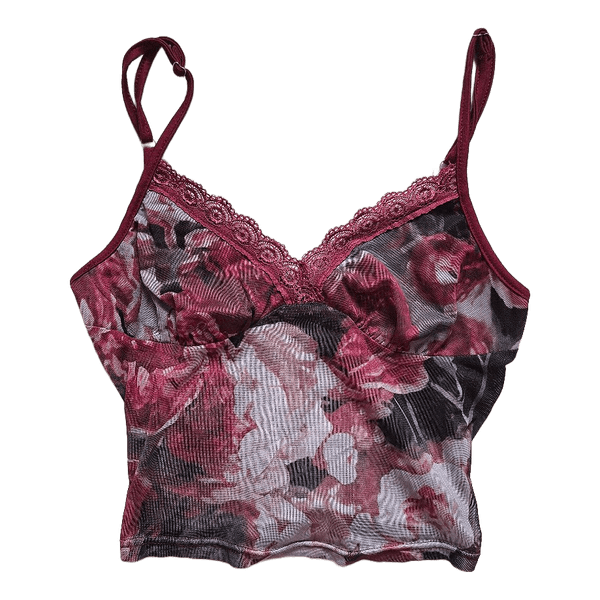 Floral camisole top