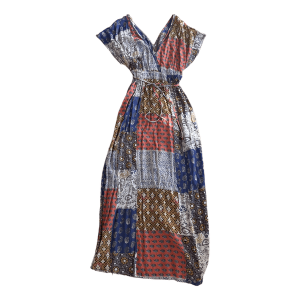 Monsoon patchwork maxi dress