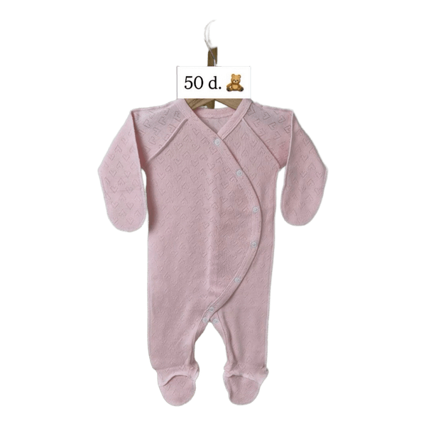 Pink baby romper