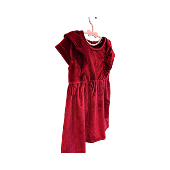Red velvet dress george 
