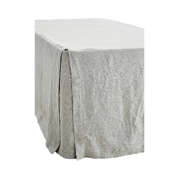Vaalean beige helmalakana pellavaa 180x220
