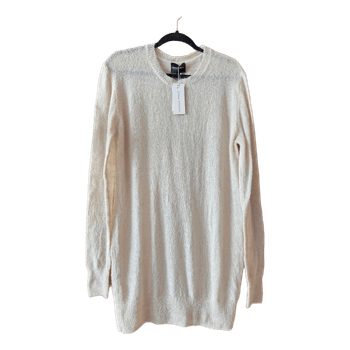 Beige sheer knit jumper