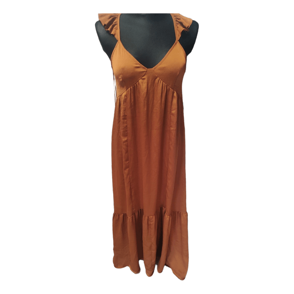 Ruda maxi suknia