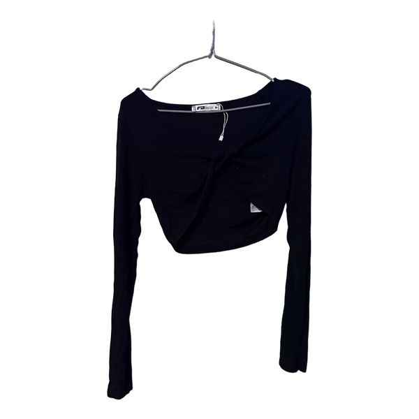 Black long sleeve top