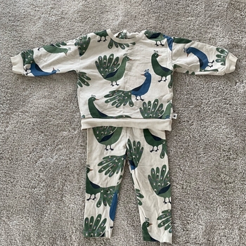 Lindex riikinkukko setti 80