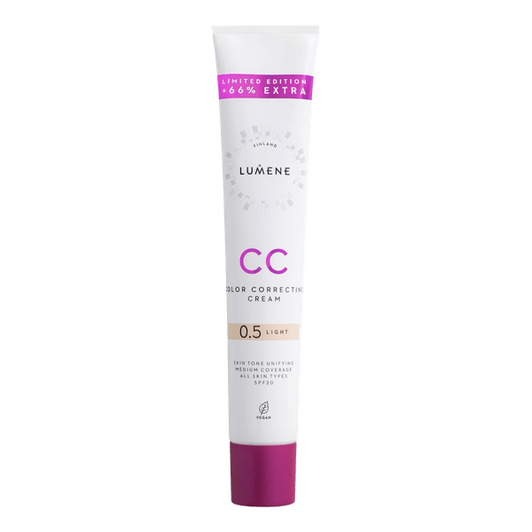 Lumene CC cream sävyssä 0.5