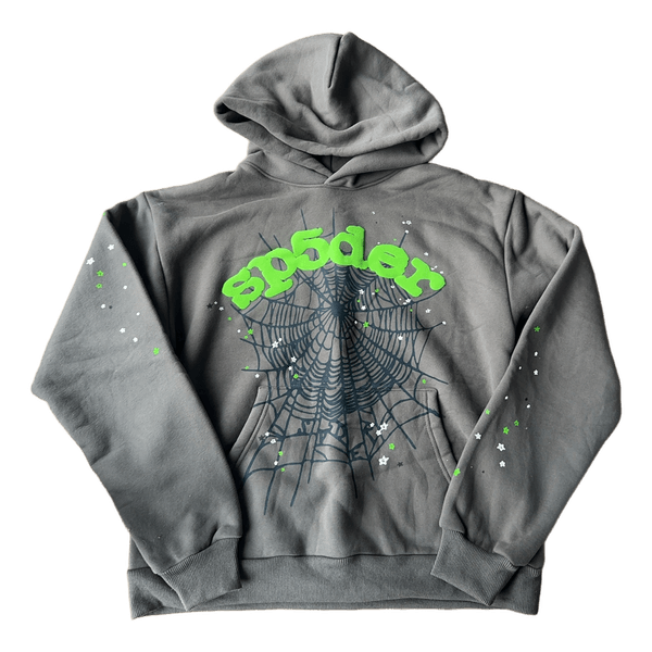 Grey Sp5der hoodie