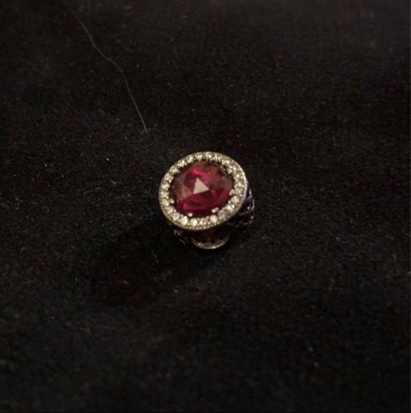 Red crystal charm