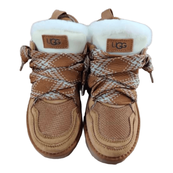 UGG brown lace-up sneakers