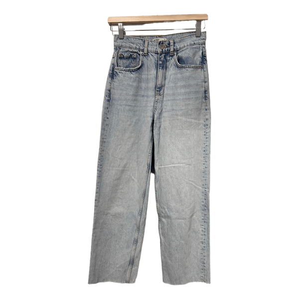 Light blue denim jeans