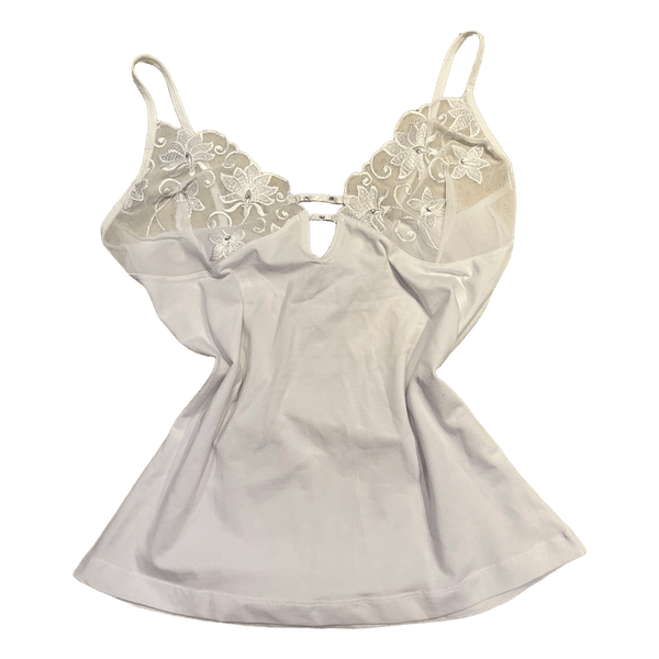 White lace camisole