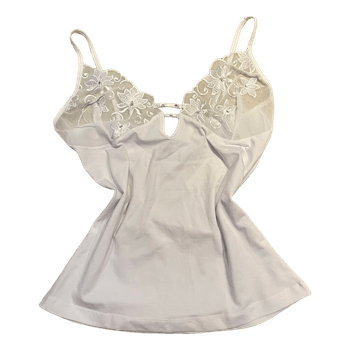 White lace camisole