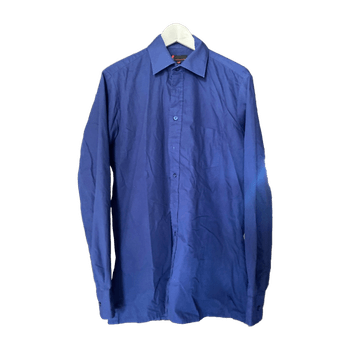 Blue button down dress shirt