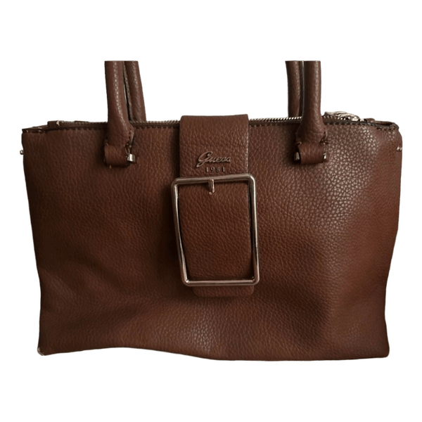 Guess brown leather handbag