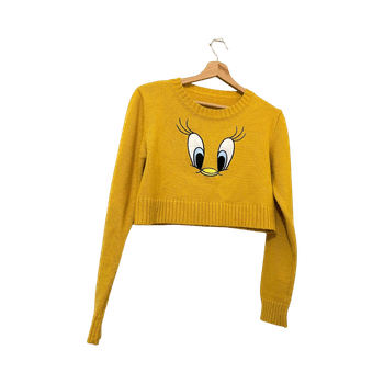 Tweety cropped sweater 💛🐥