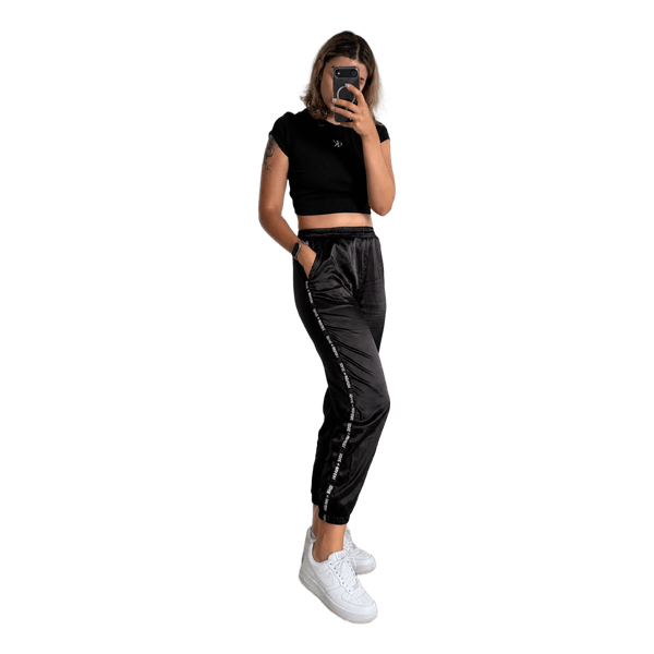 Irie wash black joggers