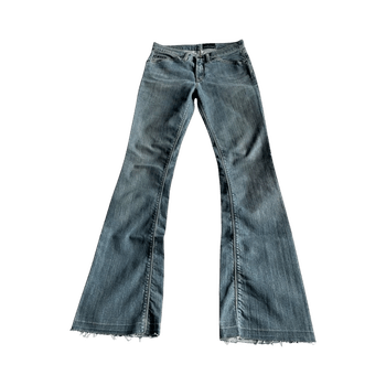 Flared denim jeans