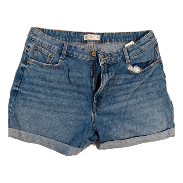 Blue denim shorts